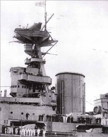 Британский линейный крейсер «Hood» Крупным планом Британский линейный крейсер «Hood» Крупным планом