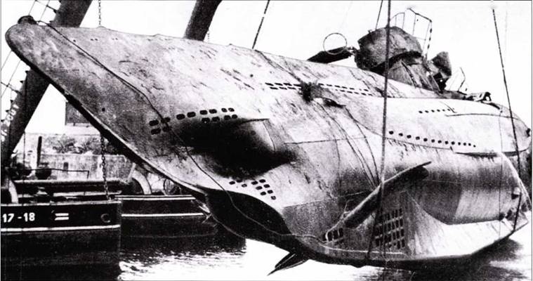 Германские субмарины Тип II крупным планом Германские субмарины Тип II крупным планом