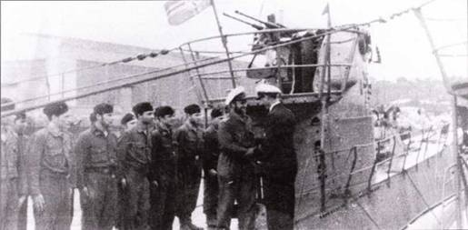 Германские субмарины Тип II крупным планом Германские субмарины Тип II крупным планом