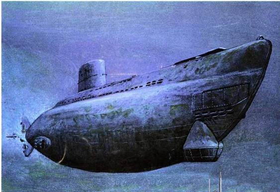 Германские субмарины Тип XVII Крупным планом Германские субмарины Тип XVII Крупным планом