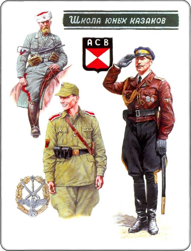 Вторая мировая война 1939-1945. Восточные легионы и казачьи части в вермахте Вторая мировая война 1939-1945. Восточные легионы и казачьи части в вермахте