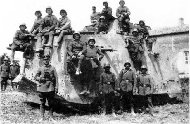 Первые германские танки. "Тевтонский ответ" Первые германские танки. "Тевтонский ответ"