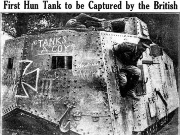 Первые германские танки. "Тевтонский ответ" Первые германские танки. "Тевтонский ответ"