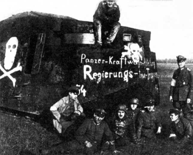 Первые германские танки. "Тевтонский ответ" Первые германские танки. "Тевтонский ответ"