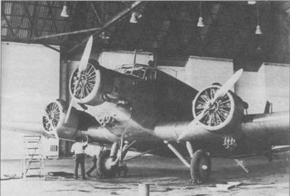 Транспортный самолет Юнкерс Ju 52/3m Транспортный самолет Юнкерс Ju 52/3m