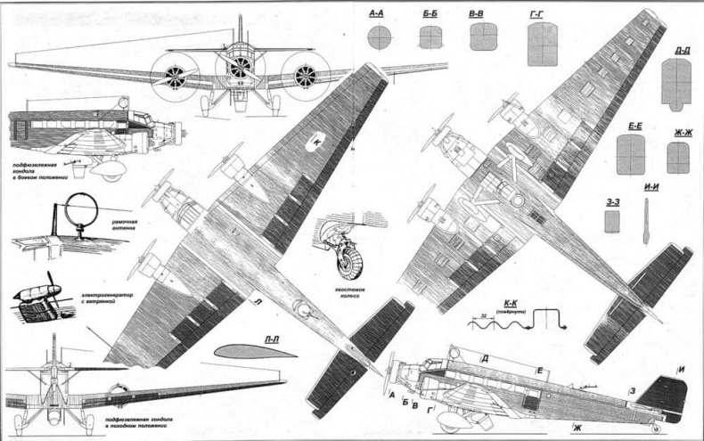 Транспортный самолет Юнкерс Ju 52/3m Транспортный самолет Юнкерс Ju 52/3m