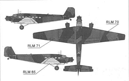 Транспортный самолет Юнкерс Ju 52/3m Транспортный самолет Юнкерс Ju 52/3m