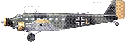 Транспортный самолет Юнкерс Ju 52/3m Транспортный самолет Юнкерс Ju 52/3m