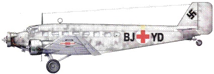 Транспортный самолет Юнкерс Ju 52/3m Транспортный самолет Юнкерс Ju 52/3m