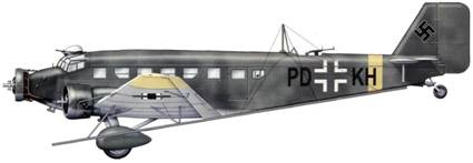 Транспортный самолет Юнкерс Ju 52/3m Транспортный самолет Юнкерс Ju 52/3m
