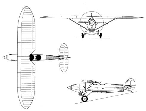 Ближние разведчики, корректировщики и штурмовики, 1939-1945 Ближние разведчики, корректировщики и штурмовики, 1939-1945