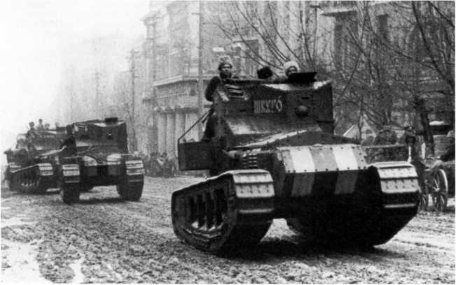 Танки в Гражданской войне Танки в Гражданской войне