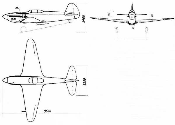 Як-3. Истребитель «Победа» Як-3. Истребитель «Победа»