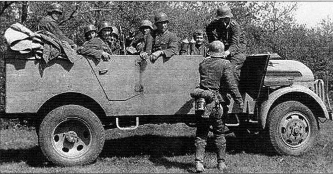 Полуторатонные грузовики Германии 1939—1945 гг. Полуторатонные грузовики Германии 1939—1945 гг.