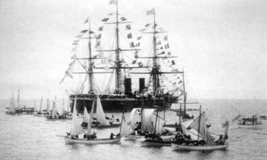 Полуброненосные фрегаты типа “Дмитрий Донской”. 1881-1905 гг. Полуброненосные фрегаты типа “Дмитрий Донской”. 1881-1905 гг.