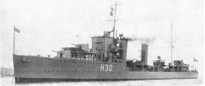 Эскадренные миноносцы Англии во второй мировой войне. Часть I (1925 -1945 гг.) Эскадренные миноносцы Англии во второй мировой войне. Часть I (1925 -1945 гг.)