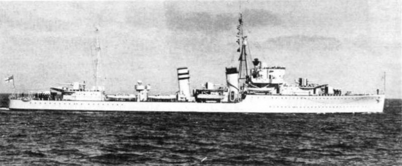 Эскадренные миноносцы Англии во второй мировой войне. Часть I (1925 -1945 гг.) Эскадренные миноносцы Англии во второй мировой войне. Часть I (1925 -1945 гг.)