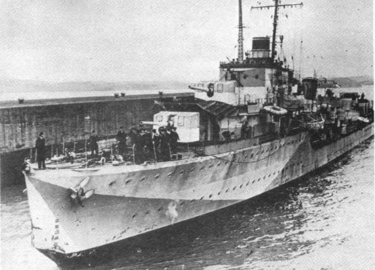 Эскадренные миноносцы Англии во второй мировой войне. Часть I (1925 -1945 гг.) Эскадренные миноносцы Англии во второй мировой войне. Часть I (1925 -1945 гг.)