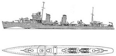 Эскадренные миноносцы Англии во второй мировой войне. Часть I (1925 -1945 гг.) Эскадренные миноносцы Англии во второй мировой войне. Часть I (1925 -1945 гг.)