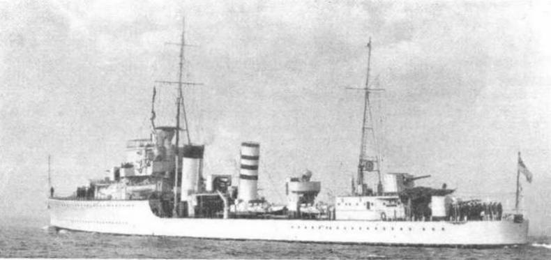 Эскадренные миноносцы Англии во второй мировой войне. Часть I (1925 -1945 гг.) Эскадренные миноносцы Англии во второй мировой войне. Часть I (1925 -1945 гг.)