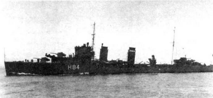 Эскадренные миноносцы Англии во второй мировой войне. Часть I (1925 -1945 гг.) Эскадренные миноносцы Англии во второй мировой войне. Часть I (1925 -1945 гг.)