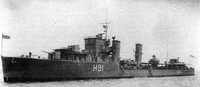 Эскадренные миноносцы Англии во второй мировой войне. Часть I (1925 -1945 гг.) Эскадренные миноносцы Англии во второй мировой войне. Часть I (1925 -1945 гг.)