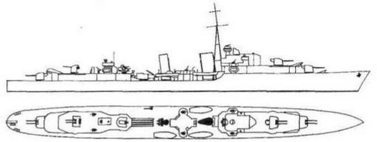 Эскадренные миноносцы Англии во второй мировой войне. Часть I (1925 -1945 гг.) Эскадренные миноносцы Англии во второй мировой войне. Часть I (1925 -1945 гг.)