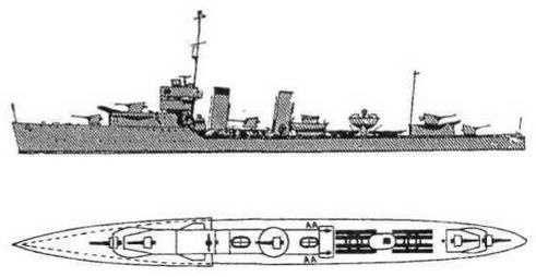 Эскадренные миноносцы Англии во второй мировой войне. Часть I (1925 -1945 гг.) Эскадренные миноносцы Англии во второй мировой войне. Часть I (1925 -1945 гг.)