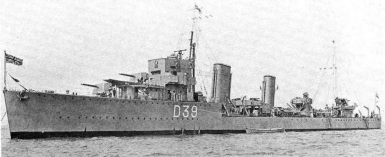 Эскадренные миноносцы Англии во второй мировой войне. Часть I (1925 -1945 гг.) Эскадренные миноносцы Англии во второй мировой войне. Часть I (1925 -1945 гг.)