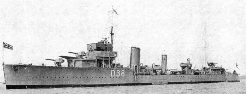 Эскадренные миноносцы Англии во второй мировой войне. Часть I (1925 -1945 гг.) Эскадренные миноносцы Англии во второй мировой войне. Часть I (1925 -1945 гг.)