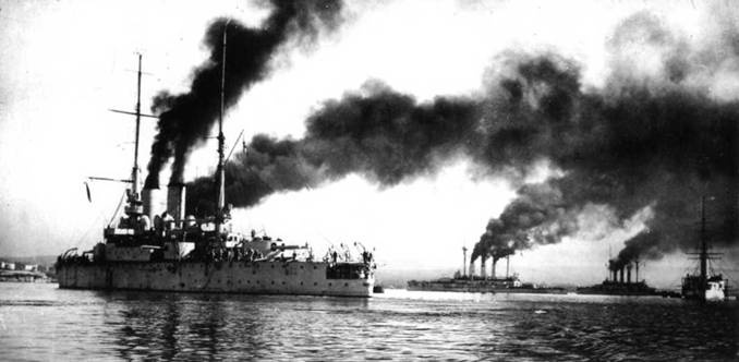 Эскадренный броненосец “Ростислав”. (1893-1920 гг.) Эскадренный броненосец “Ростислав”. (1893-1920 гг.)