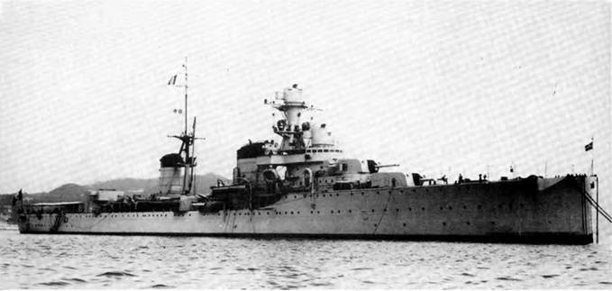 Легкие крейсера Италии. Часть I. 1932-1945 гг. Крейсера типа “Бартоломео Коллеони” и “Луиджи Кадорна” Легкие крейсера Италии. Часть I. 1932-1945 гг. Крейсера типа “Бартоломео Коллеони” и “Луиджи Кадорна”