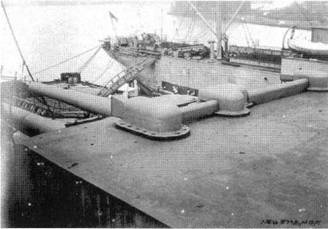 Линейные корабли “Гельголанд”, “Остфрисланд”, "Ольденбург" и "Тюринген" . 1907-1921 гг. Линейные корабли “Гельголанд”, “Остфрисланд”, "Ольденбург" и "Тюринген" . 1907-1921 гг.