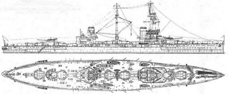 Линейные корабли “Эджинкорт”, “Канада” и “Эрин”. 1910-1922 гг. Линейные корабли “Эджинкорт”, “Канада” и “Эрин”. 1910-1922 гг.