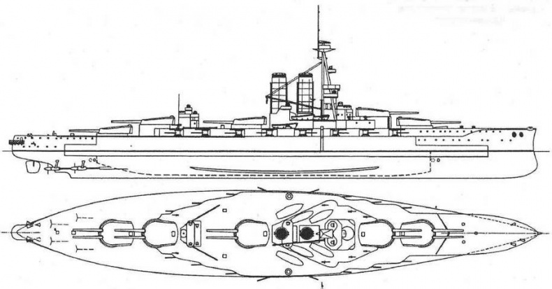 Линейные корабли “Эджинкорт”, “Канада” и “Эрин”. 1910-1922 гг. Линейные корабли “Эджинкорт”, “Канада” и “Эрин”. 1910-1922 гг.