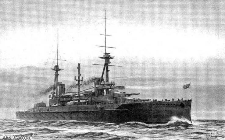 Линейные корабли “Эджинкорт”, “Канада” и “Эрин”. 1910-1922 гг. Линейные корабли “Эджинкорт”, “Канада” и “Эрин”. 1910-1922 гг.