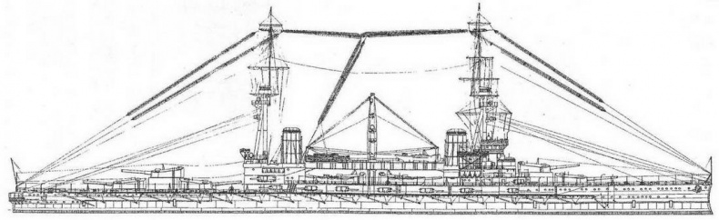 Линейные корабли “Эджинкорт”, “Канада” и “Эрин”. 1910-1922 гг. Линейные корабли “Эджинкорт”, “Канада” и “Эрин”. 1910-1922 гг.