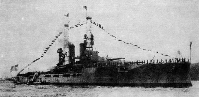 Линейные корабли Соединенных Штатов Америки. Часть I. Линкоры типов “South Carolina”, “Delaware”, “Florida” и “Wyoming”. Линейные корабли Соединенных Штатов Америки. Часть I. Линкоры типов “South Carolina”, “Delaware”, “Florida” и “Wyoming”.