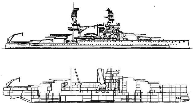 Линейные корабли Соединенных Штатов Америки. Часть II. Линкоры типов “New York”, “Oklahoma” и “Pennsylvania” Линейные корабли Соединенных Штатов Америки. Часть II. Линкоры типов “New York”, “Oklahoma” и “Pennsylvania”
