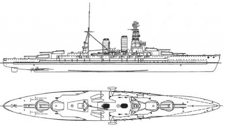 Линейные корабли типа "Нагато". 1911-1945 гг. Линейные корабли типа "Нагато". 1911-1945 гг.