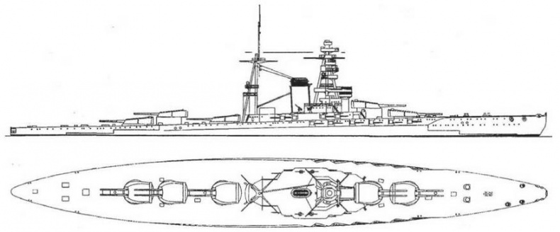 Линейные корабли типа "Нагато". 1911-1945 гг. Линейные корабли типа "Нагато". 1911-1945 гг.