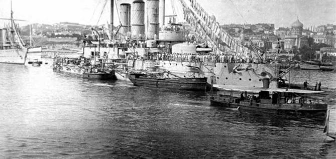 Линейные корабли типа “Иоанн Златоуст”. 1906-1919 гг. Линейные корабли типа “Иоанн Златоуст”. 1906-1919 гг.
