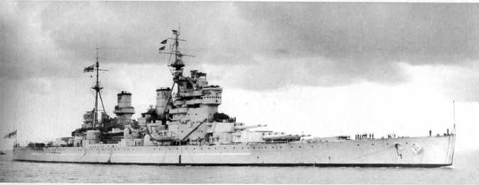 Линейные корабли типа “Кинг Джордж V”. 1937-1958 гг. Линейные корабли типа “Кинг Джордж V”. 1937-1958 гг.