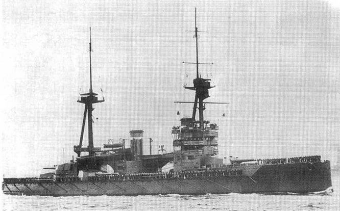Линейные корабли типа “Нептун”. 1909-1928 гг. Линейные корабли типа “Нептун”. 1909-1928 гг.