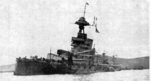 Линейные корабли типа “Орион”. 1908-1930 гг. Линейные корабли типа “Орион”. 1908-1930 гг.