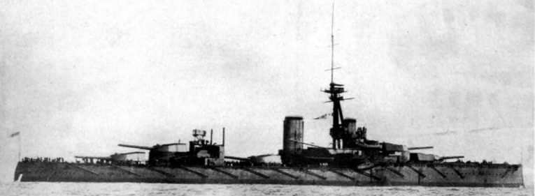 Линейные корабли типа “Орион”. 1908-1930 гг. Линейные корабли типа “Орион”. 1908-1930 гг.