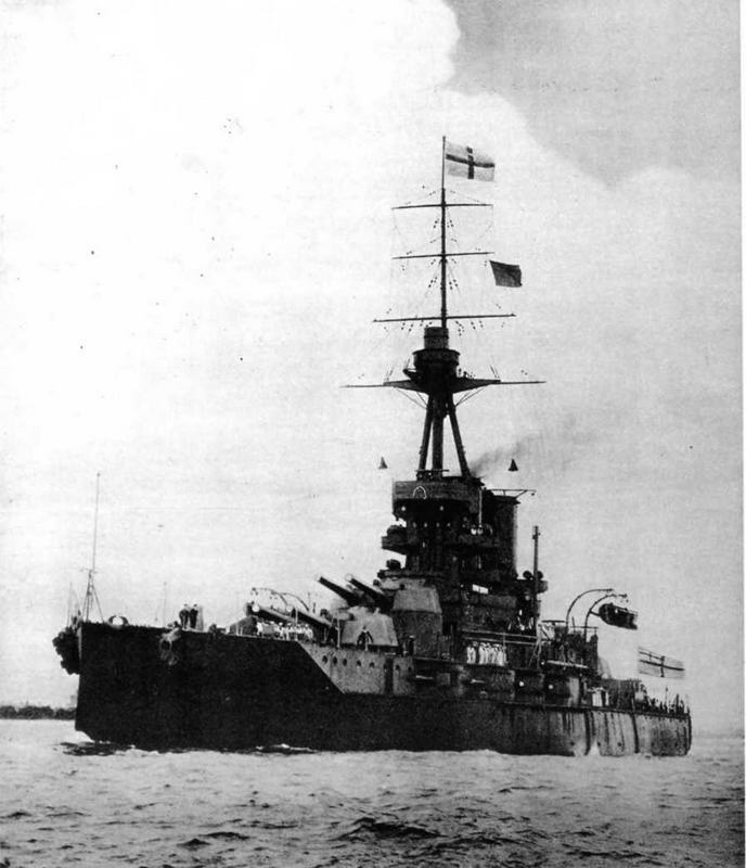 Линейные корабли типа “Орион”. 1908-1930 гг. Линейные корабли типа “Орион”. 1908-1930 гг.