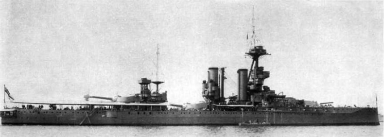 Линейные корабли типа “Орион”. 1908-1930 гг. Линейные корабли типа “Орион”. 1908-1930 гг.