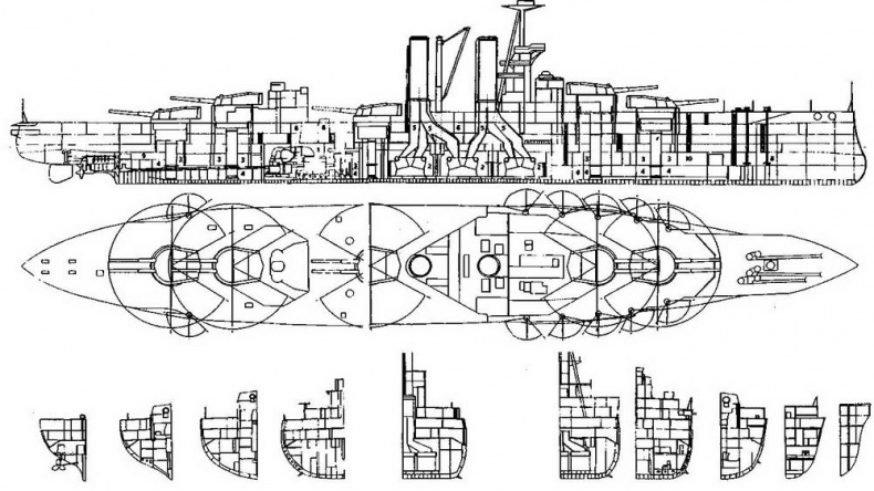 Линейные корабли типа “Орион”. 1908-1930 гг. Линейные корабли типа “Орион”. 1908-1930 гг.