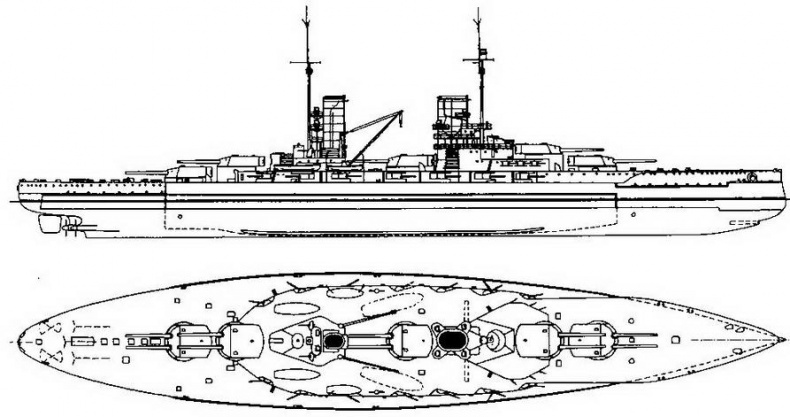 Линейные корабли типов “Кайзер” и “Кениг”. 1909-1918 гг. Линейные корабли типов “Кайзер” и “Кениг”. 1909-1918 гг.